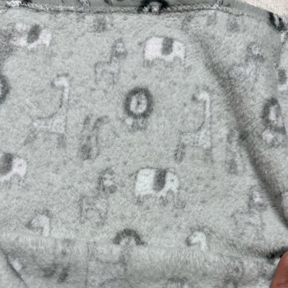 Safari Animals Cozy Baby Fleece Swaddle